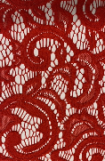 Fabric 12000 Red lace